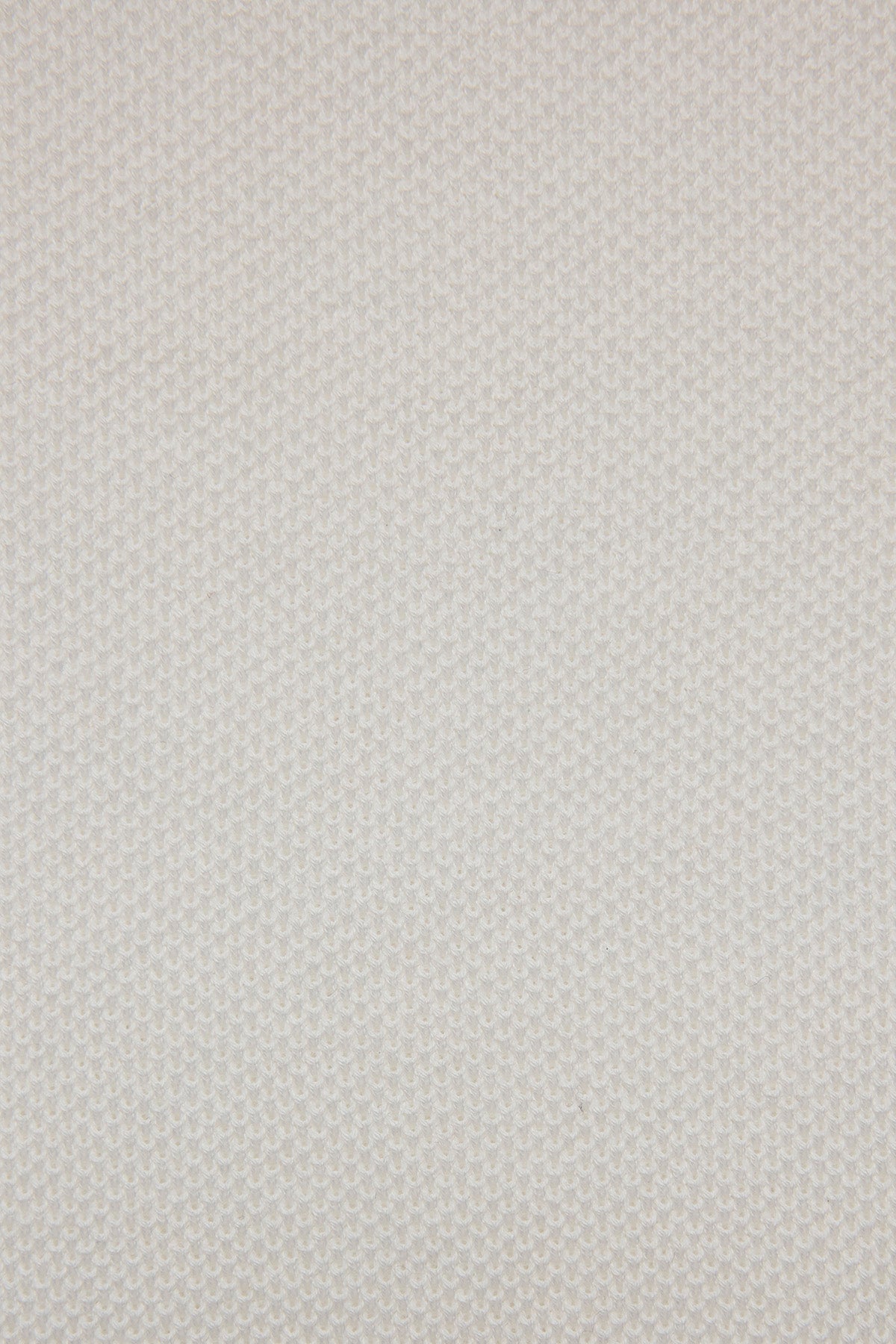 Knitted crew neck tee - White supima cotton