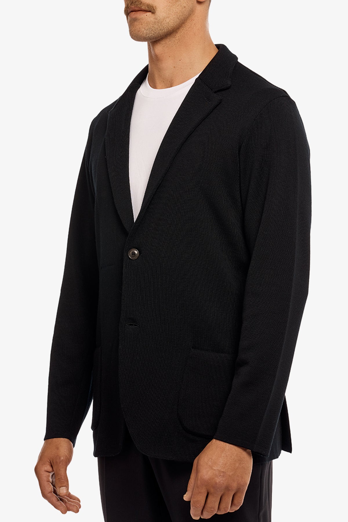 Flo - Black Cardigan Blazer