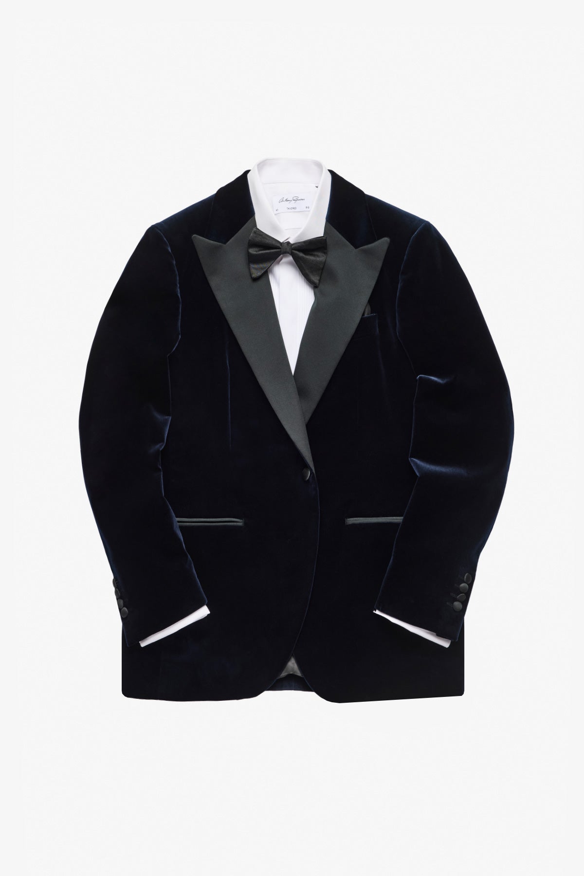 Finn Blazer - Wool In Navy Velvet