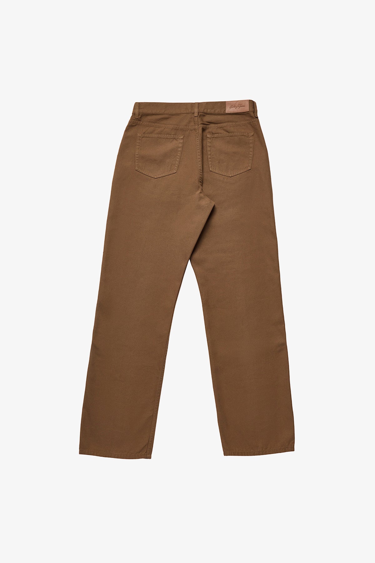 Five pocket pant in chestnut twill
