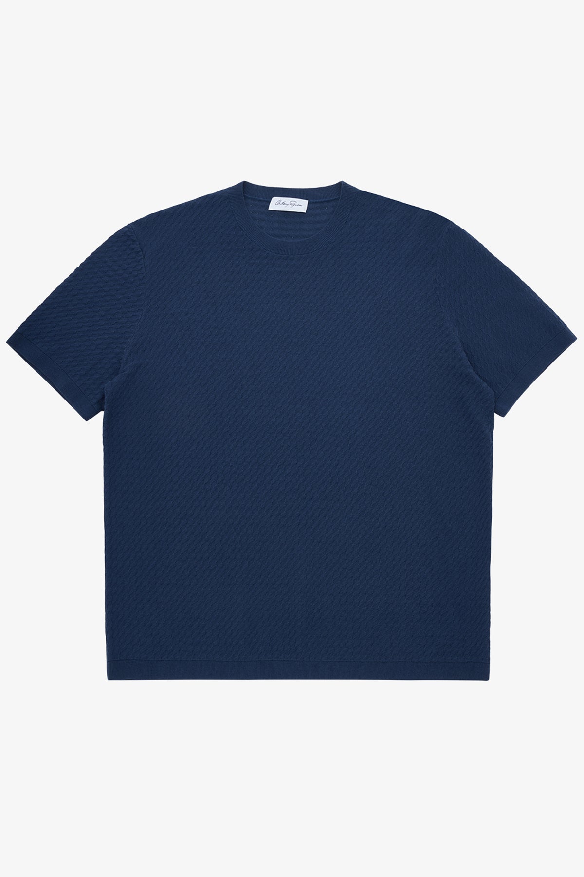 Axis - Mid Blue Crew Neck Knit