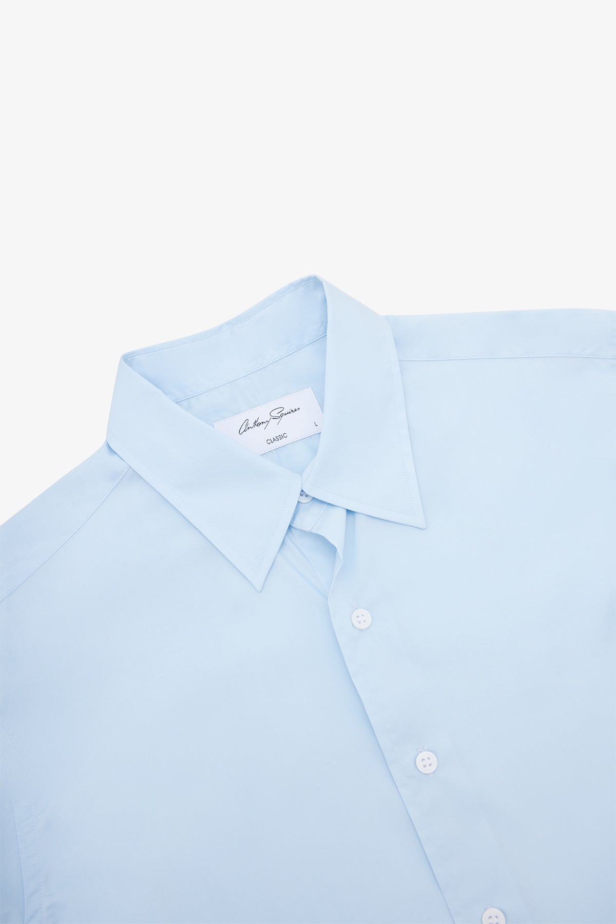 Kai - Blue Poplin Shirt