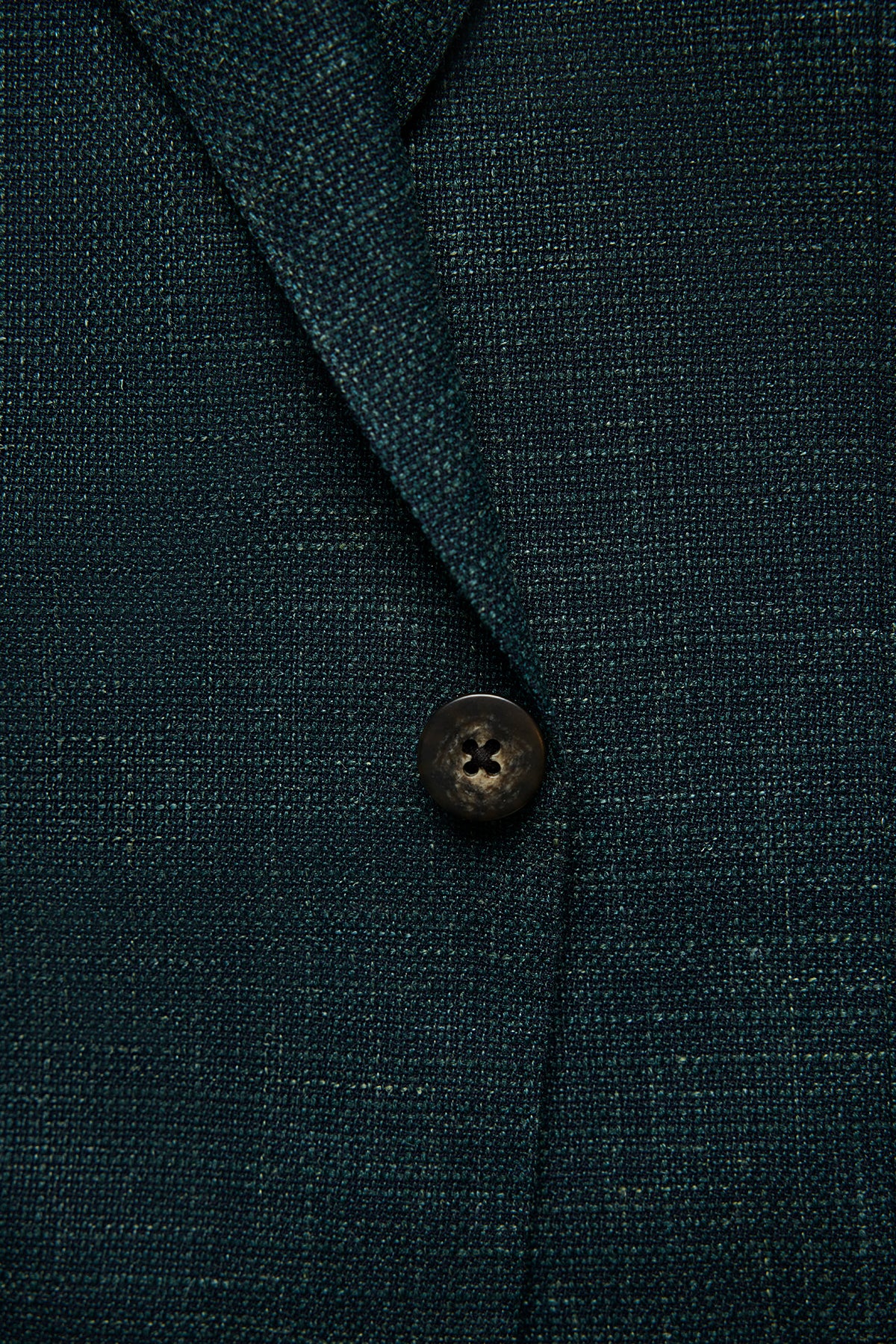 Marcus Blazer - Green In Wool/Linen/Silk