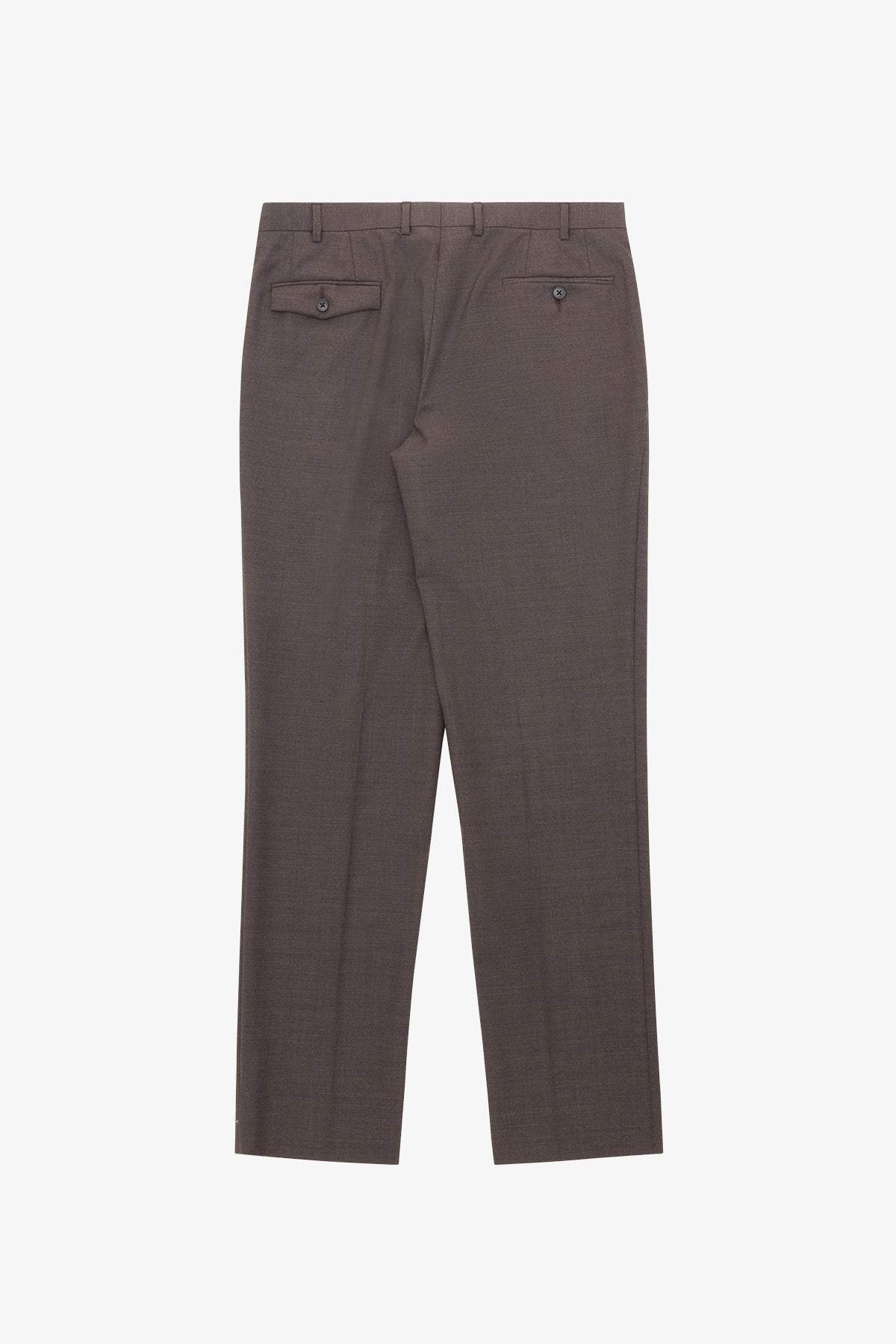 Slack Trouser - Tobacco In Pure Tropical Wool