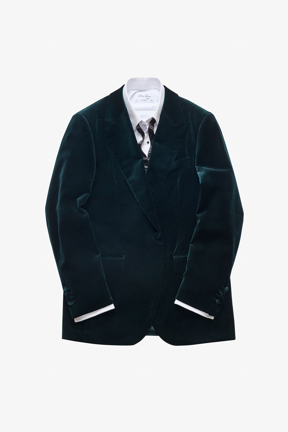 Vance - Luxurious Event Blazer In Green Velvet