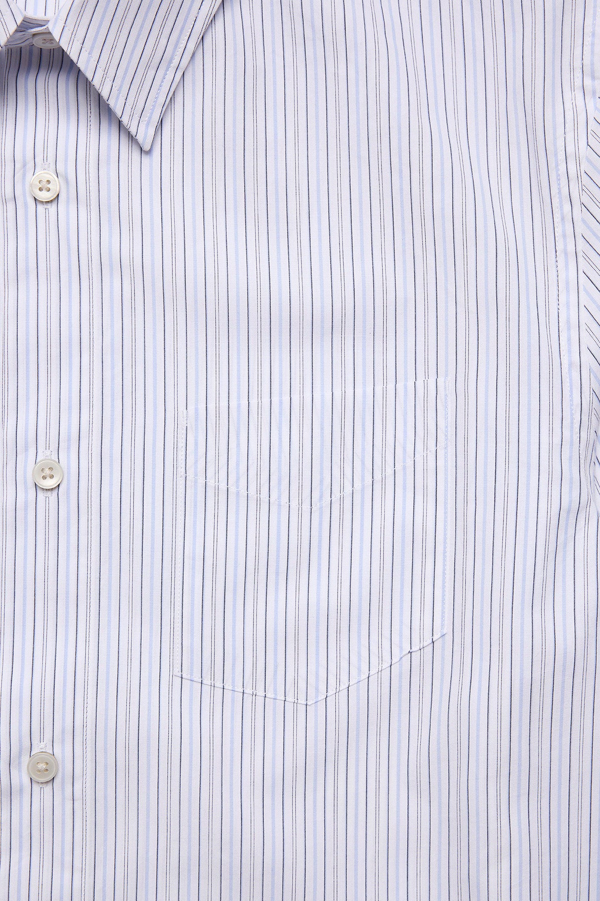 Frederic white stripe poplin shirt