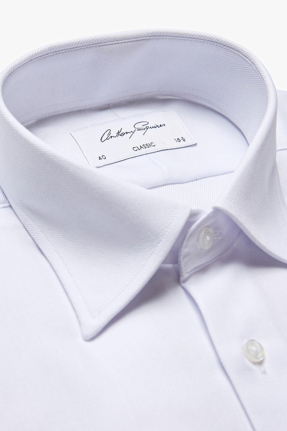 Gus Formal Shirt - White Twill