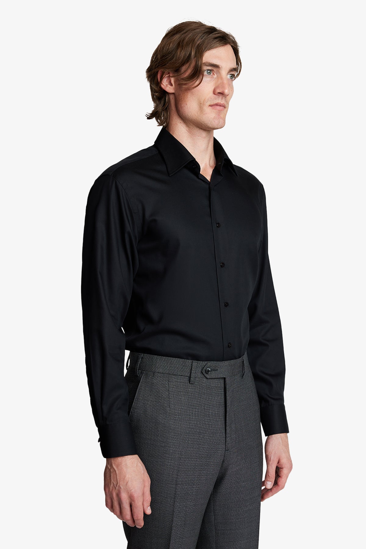 Gus - Black Business shirt