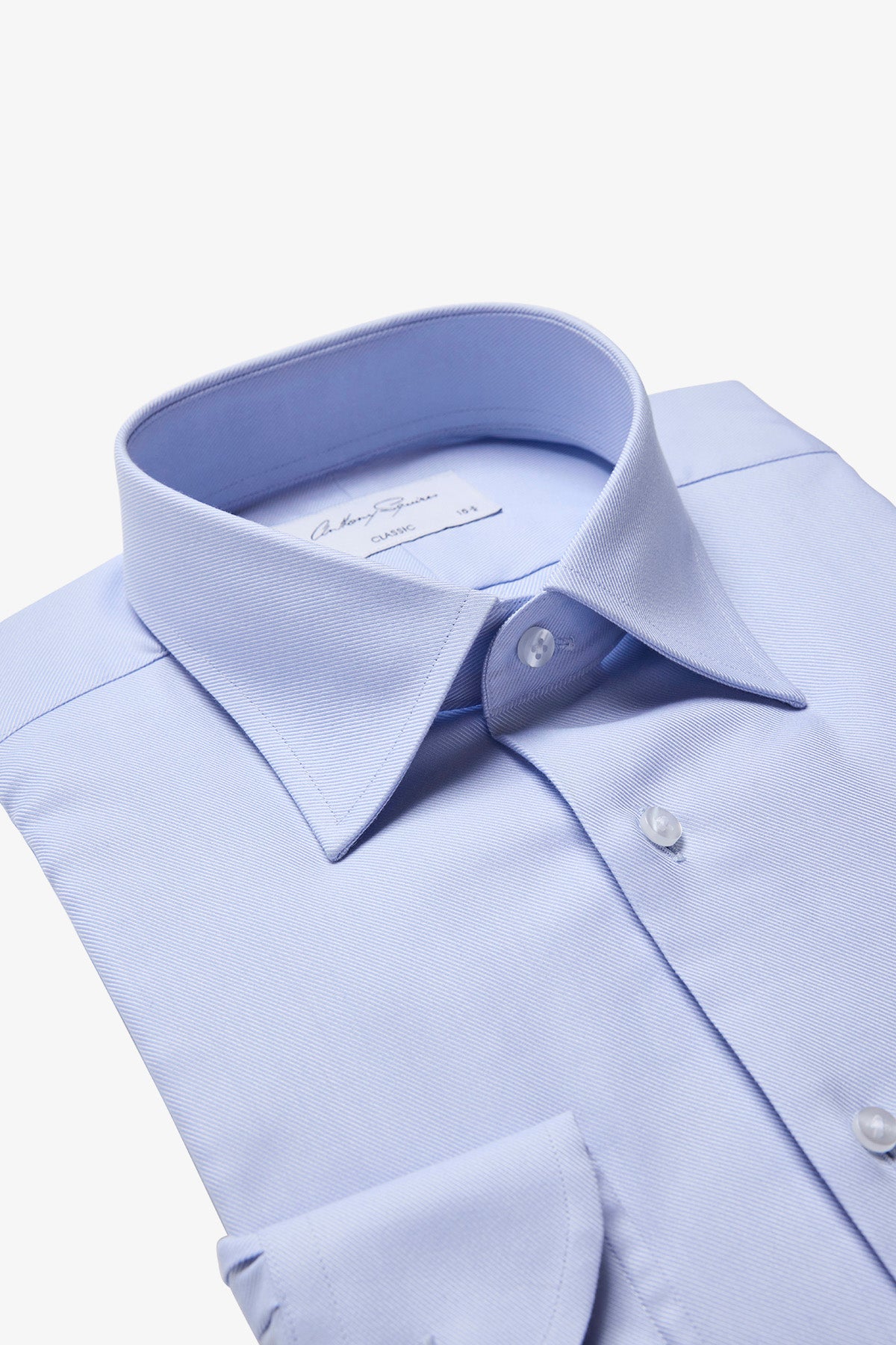 Gus formal shirt - blue twill