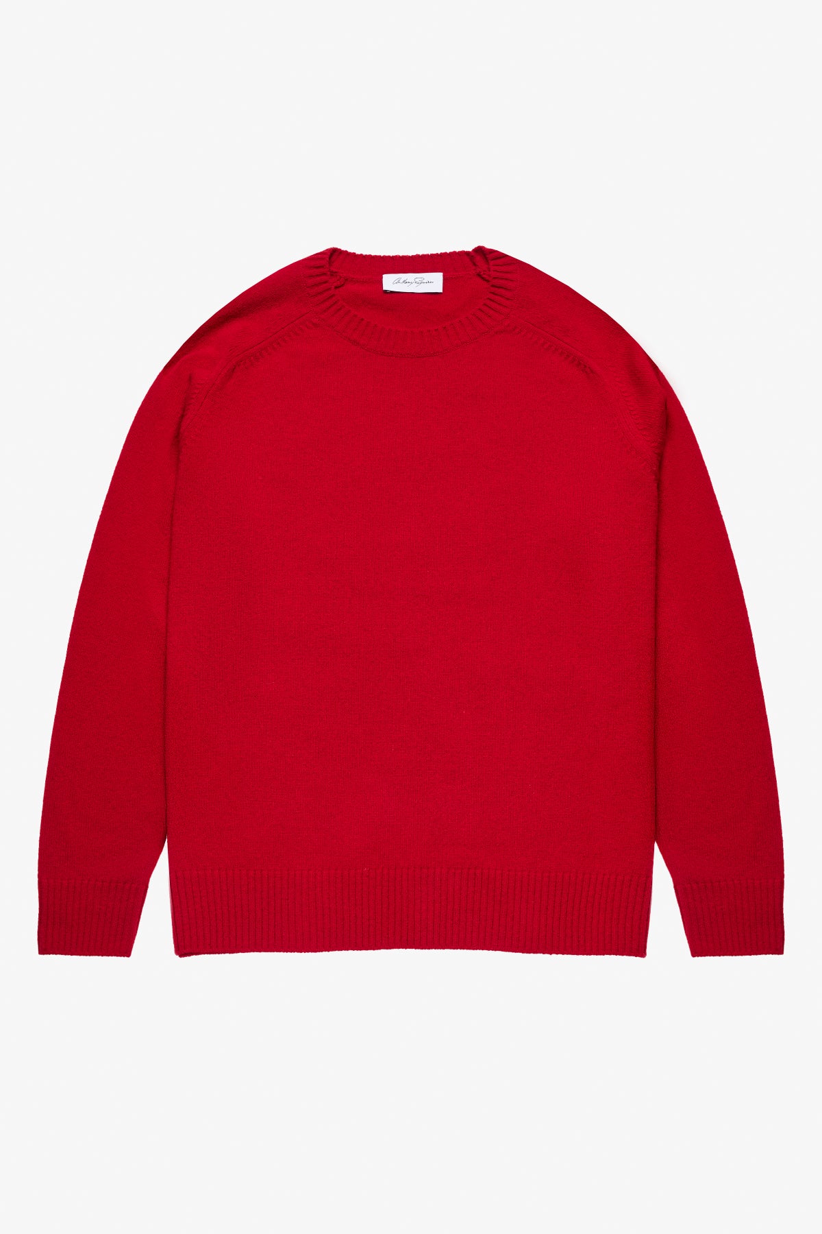 Harlan Red Crew Kneck Knit