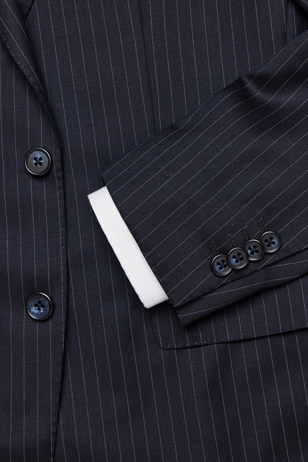 Ives - Navy stripe Suit