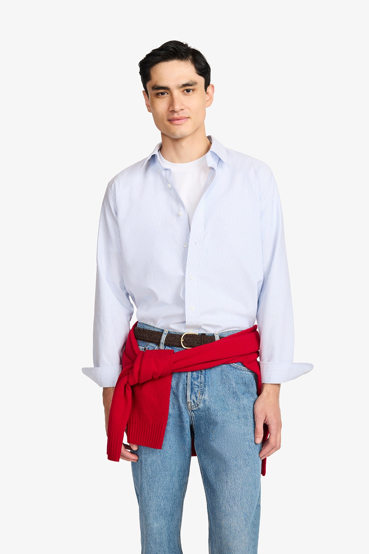 Kane Blue Stripe S/S