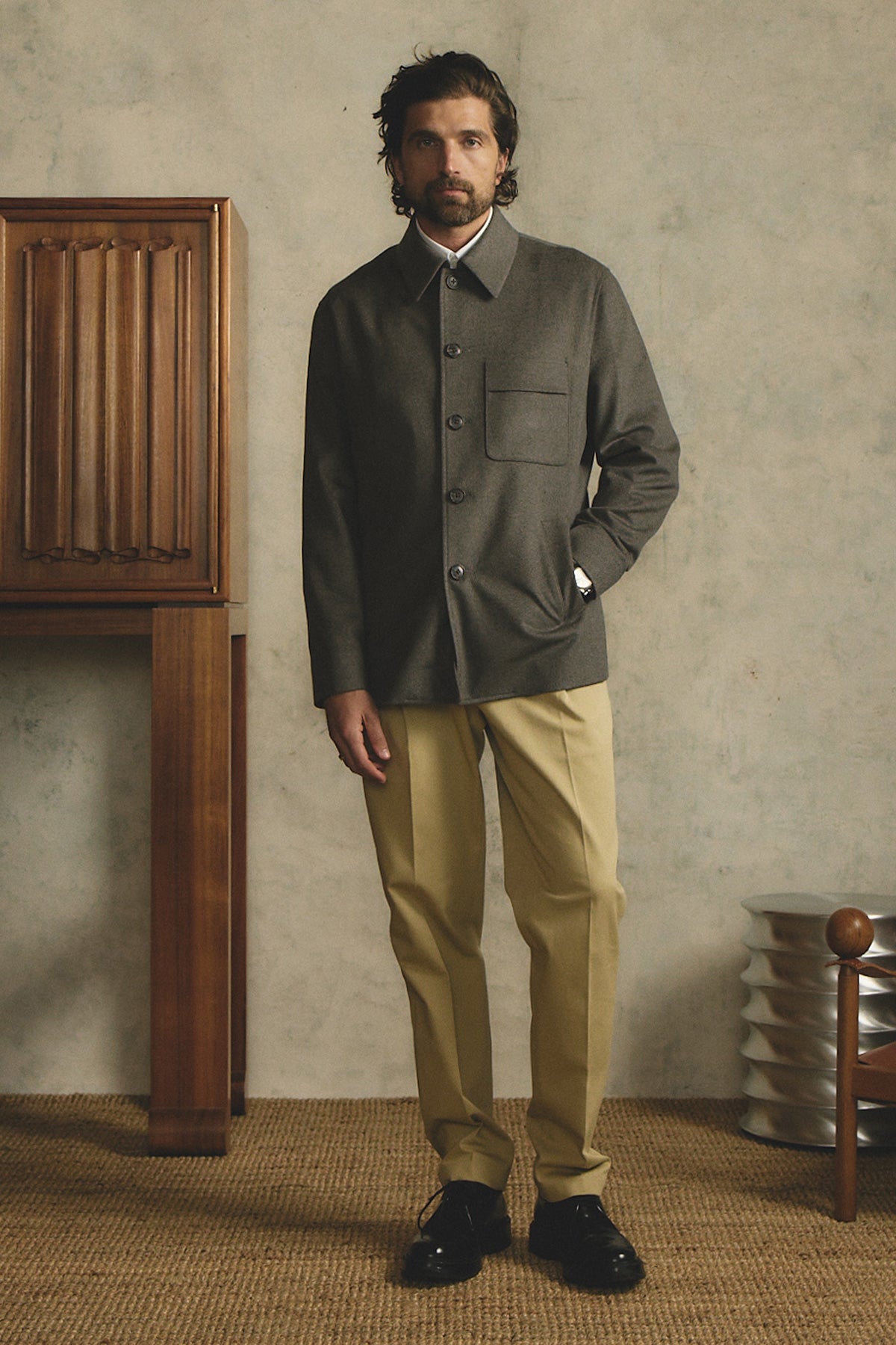 Kesten Fawn wool/cashmere jacket