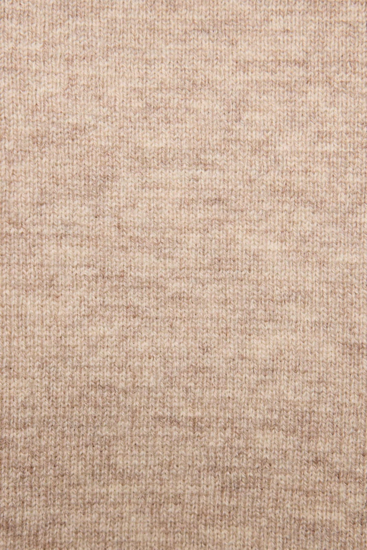 Heavy weight fawn cashmere blend cardigan