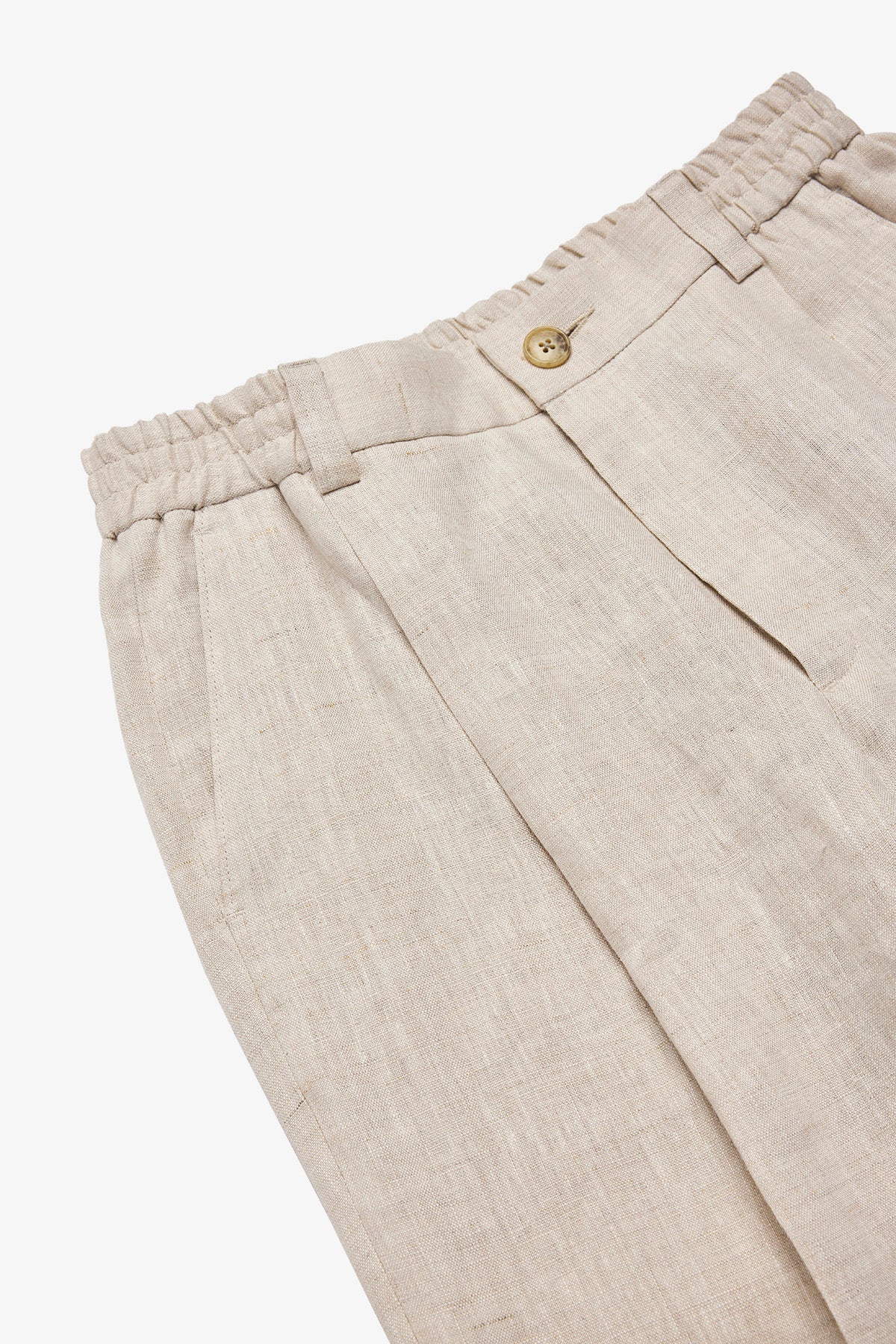 Lounge pant in sand linen