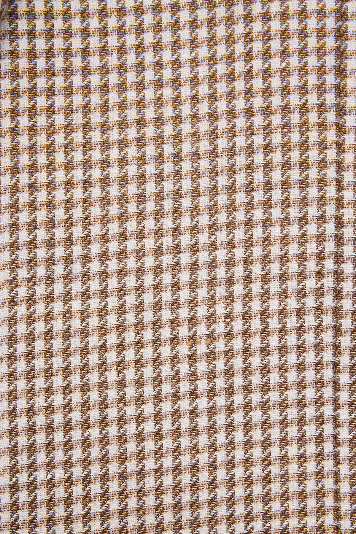 Marcus blazer - Wool/linen in brown houndstooth