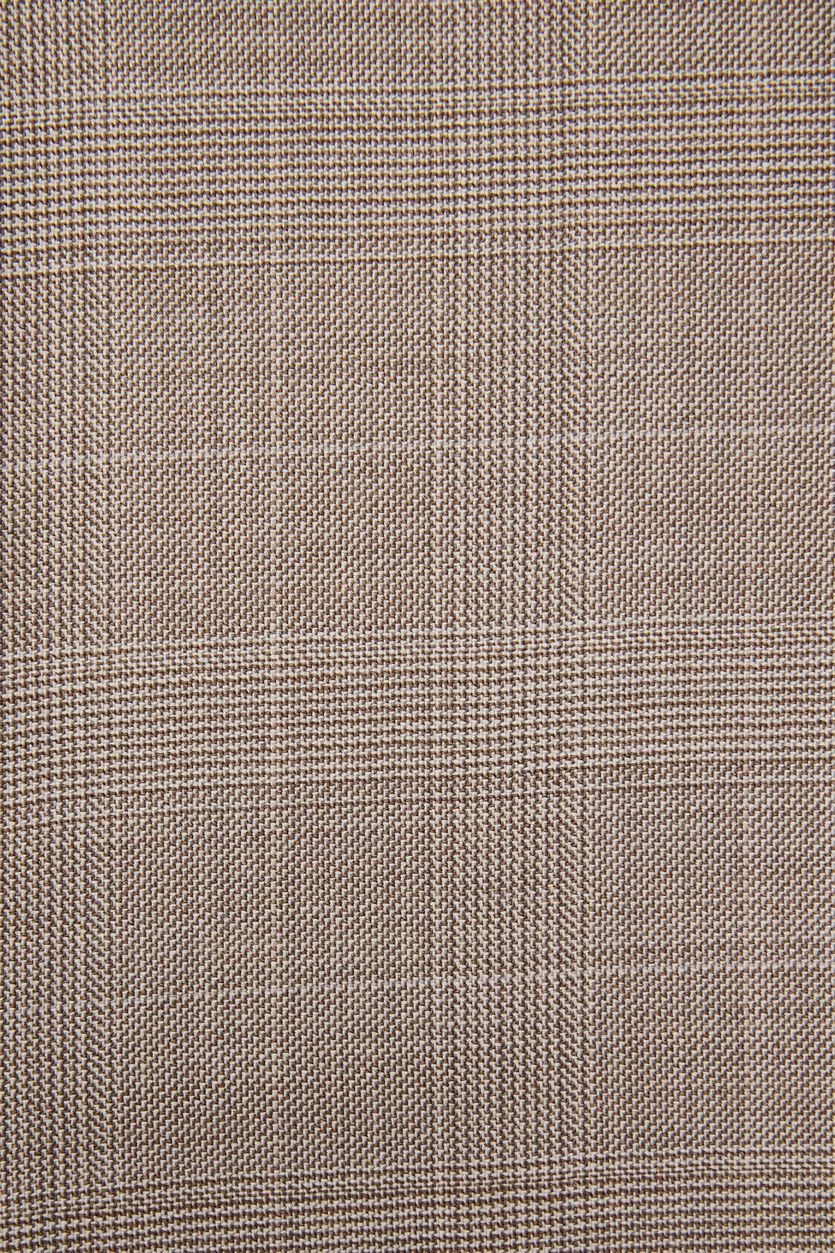 Mateo suit - Fawn tonal Prince of Wales check, in pure wool, super 110's