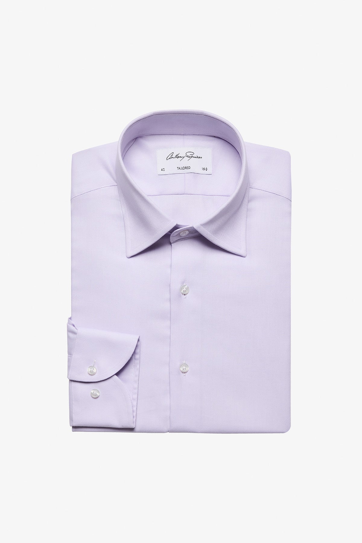 Norris Formal Shirt - Lilac Twill