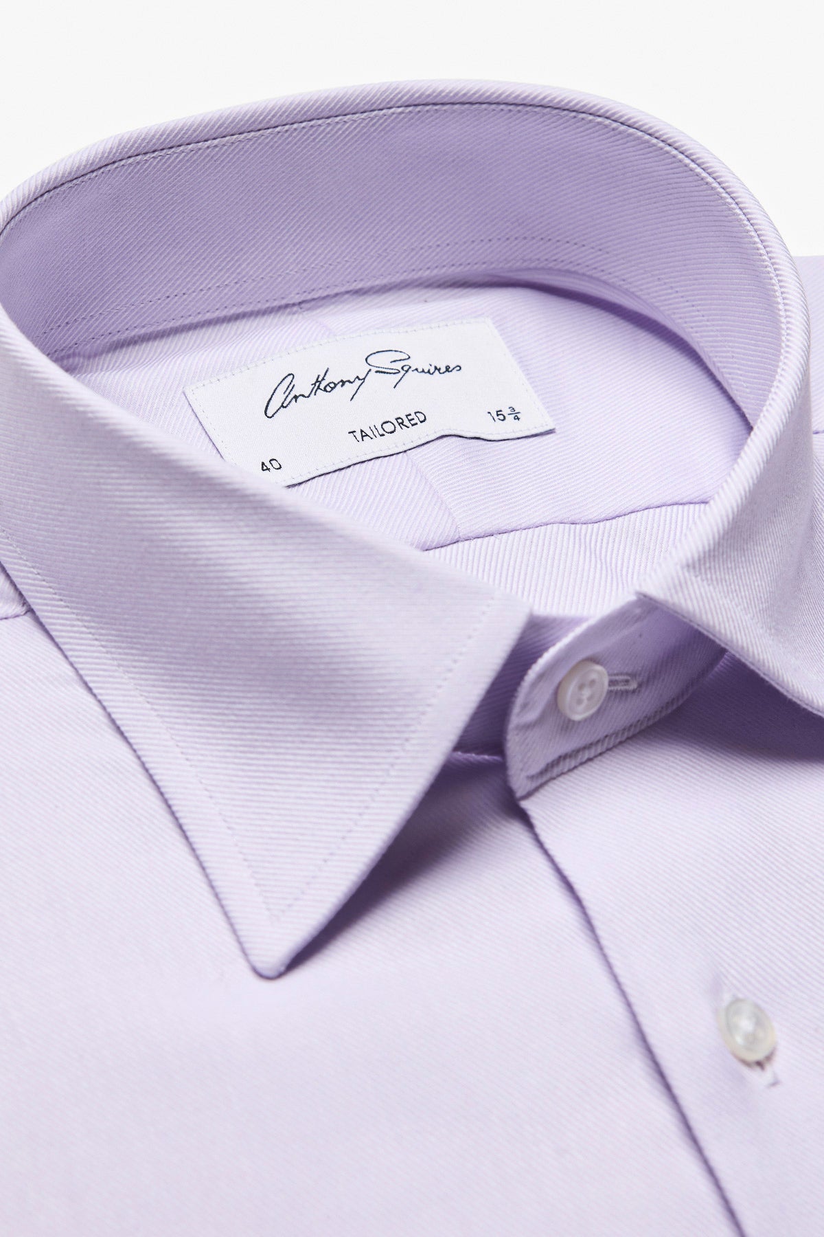 Norris Formal Shirt - Lilac Twill