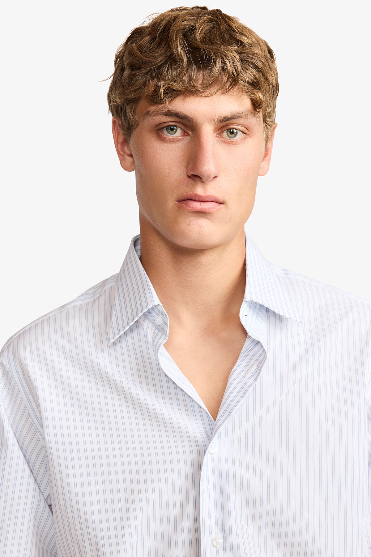 Norris formal shirt - blue stripe
