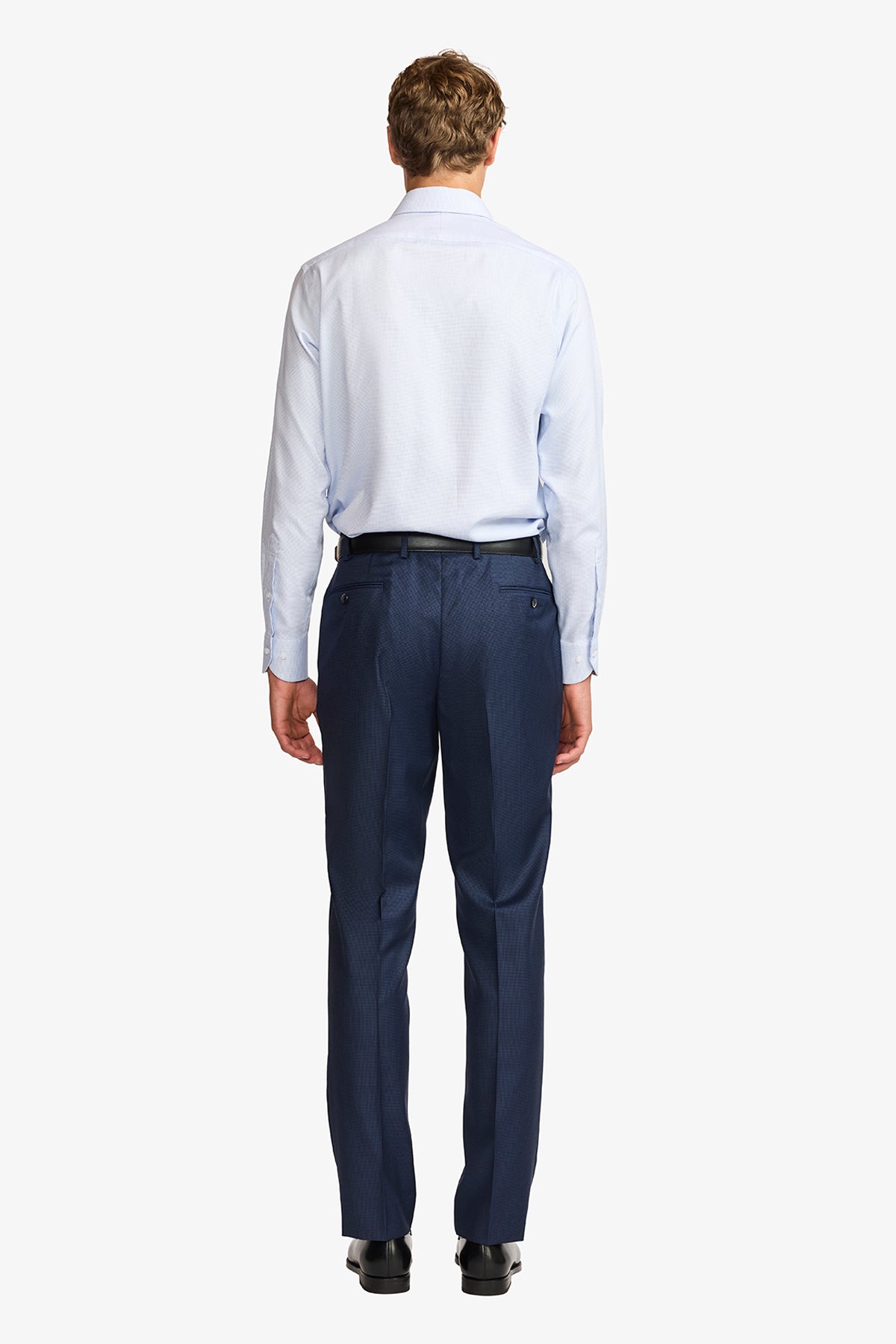 Onder formal shirt - blue microdesign