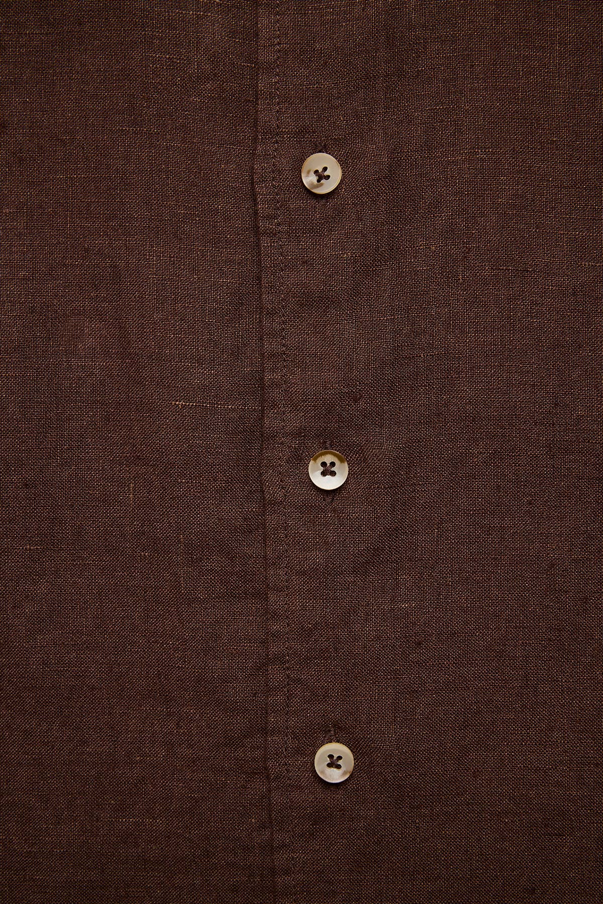 Quy brown linen shirt