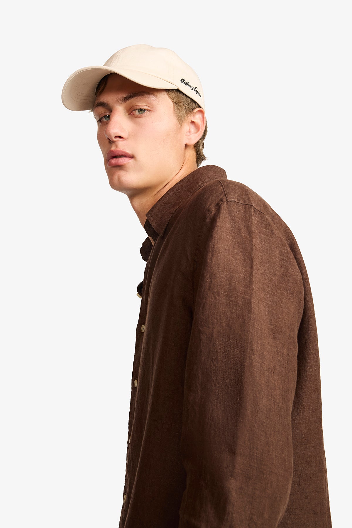 Quy brown linen shirt