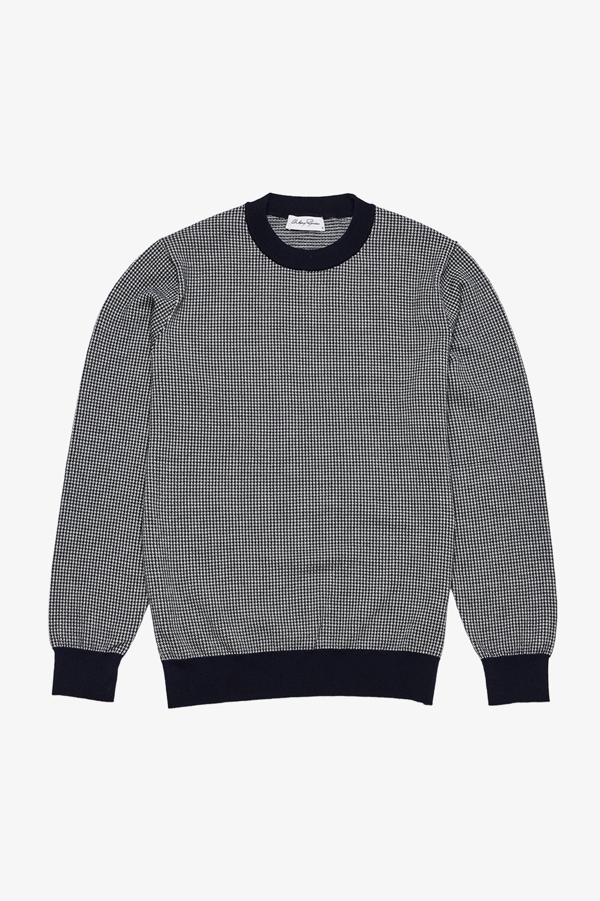 Jaylin - Navy Crewneck Knit