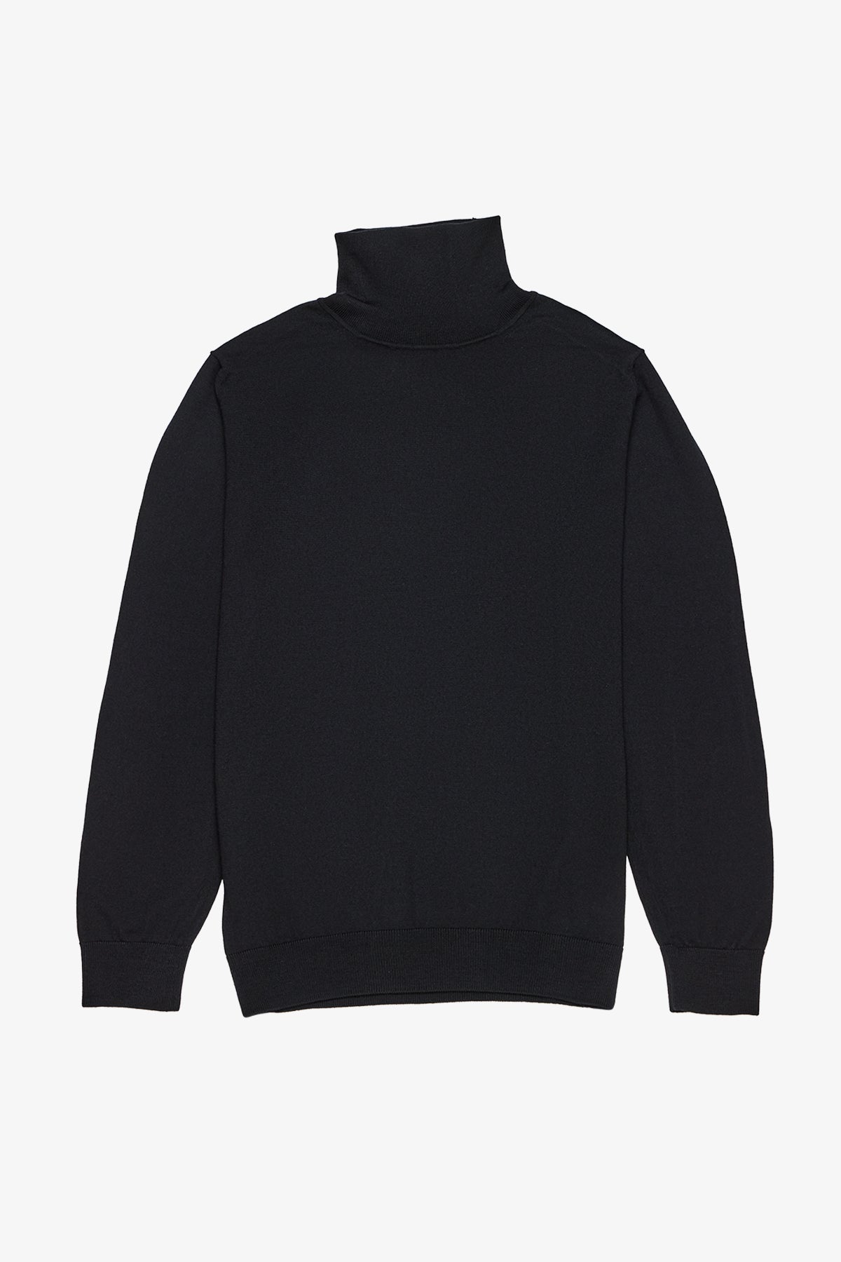 Kurt - Black Roll-neck