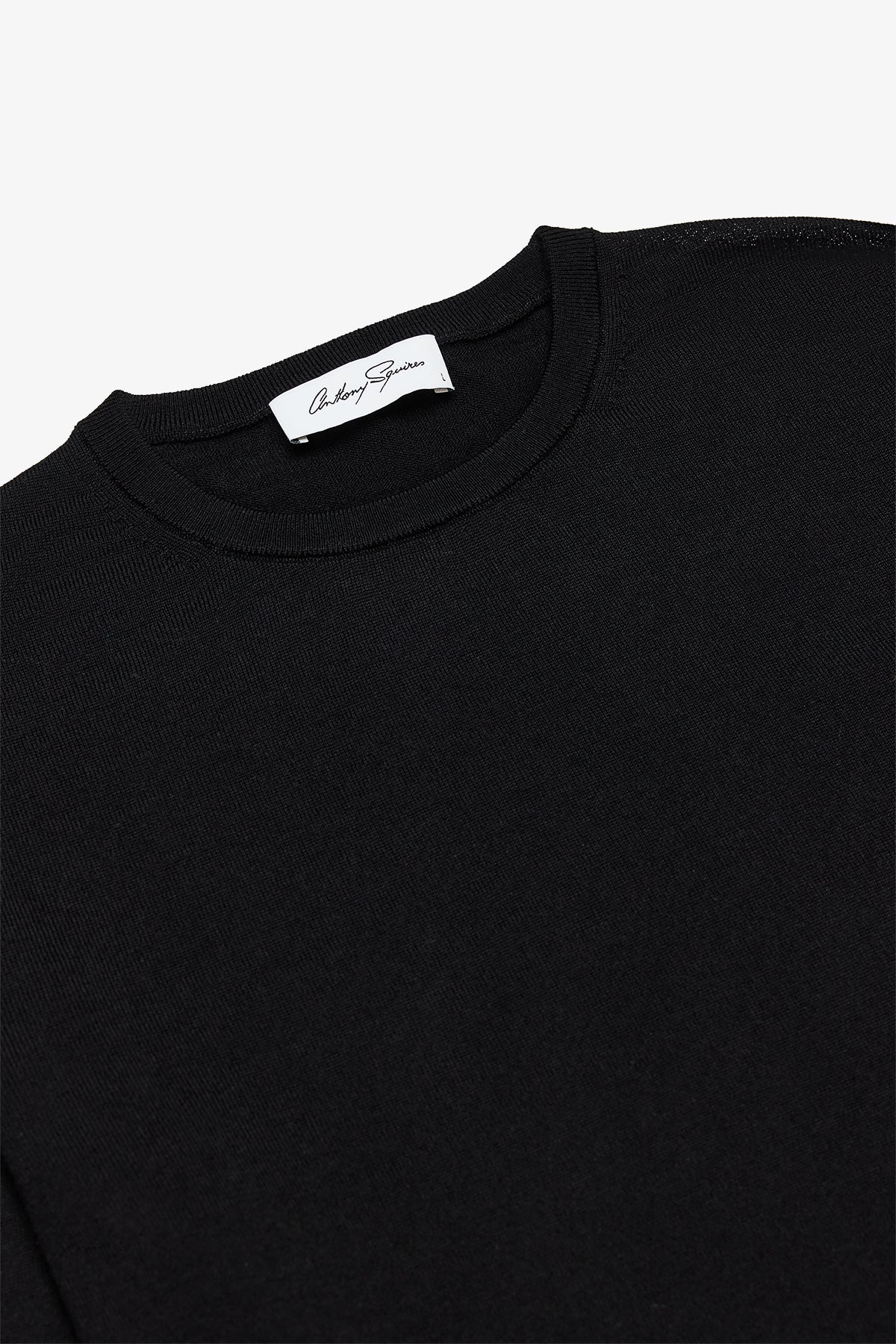 Oscar - Black Crewneck Knit