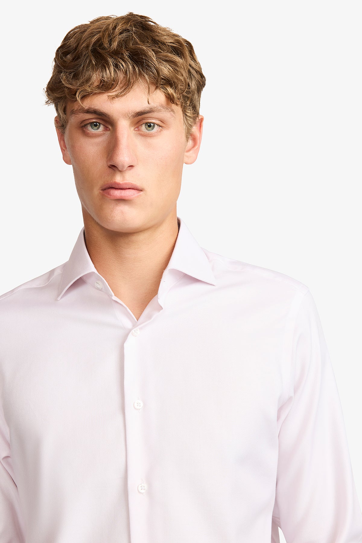 Nigel formal shirt - pink twill