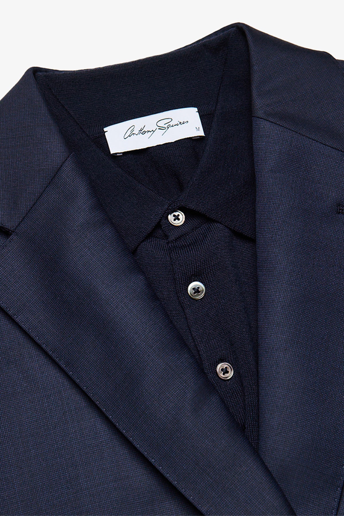 Stokes Super 130's navy pinpoint