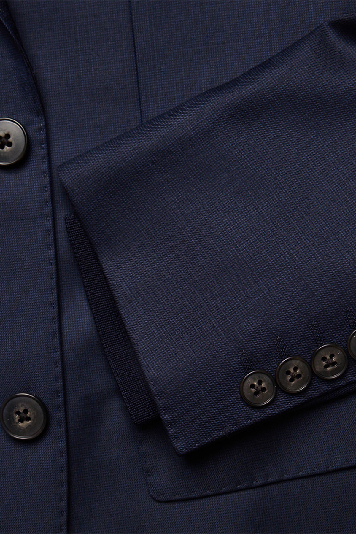 Stokes Super 130's navy pinpoint