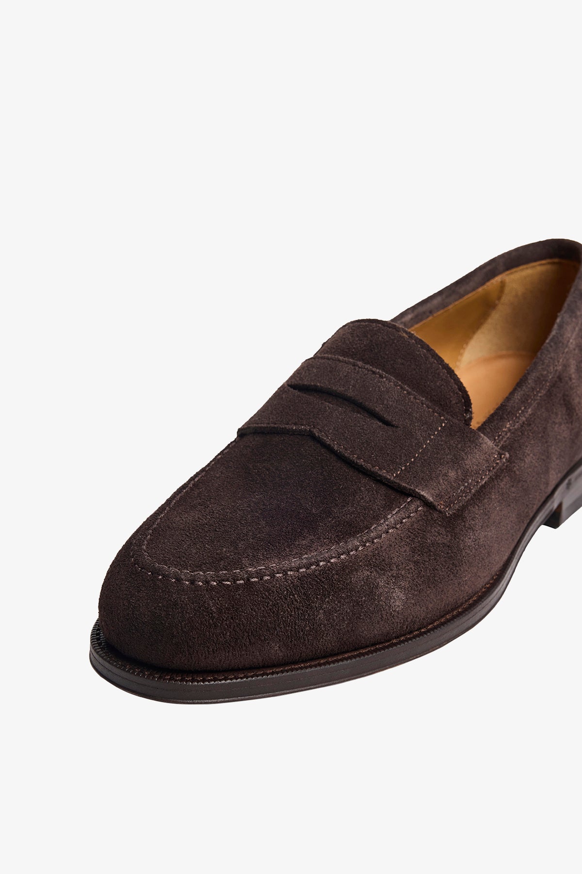 Loafer shoe - brown suede