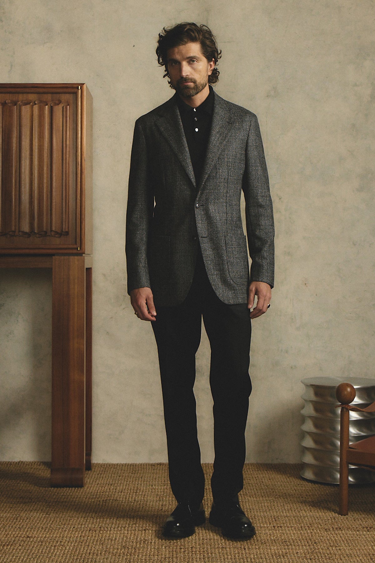 Will melange tweed blazer