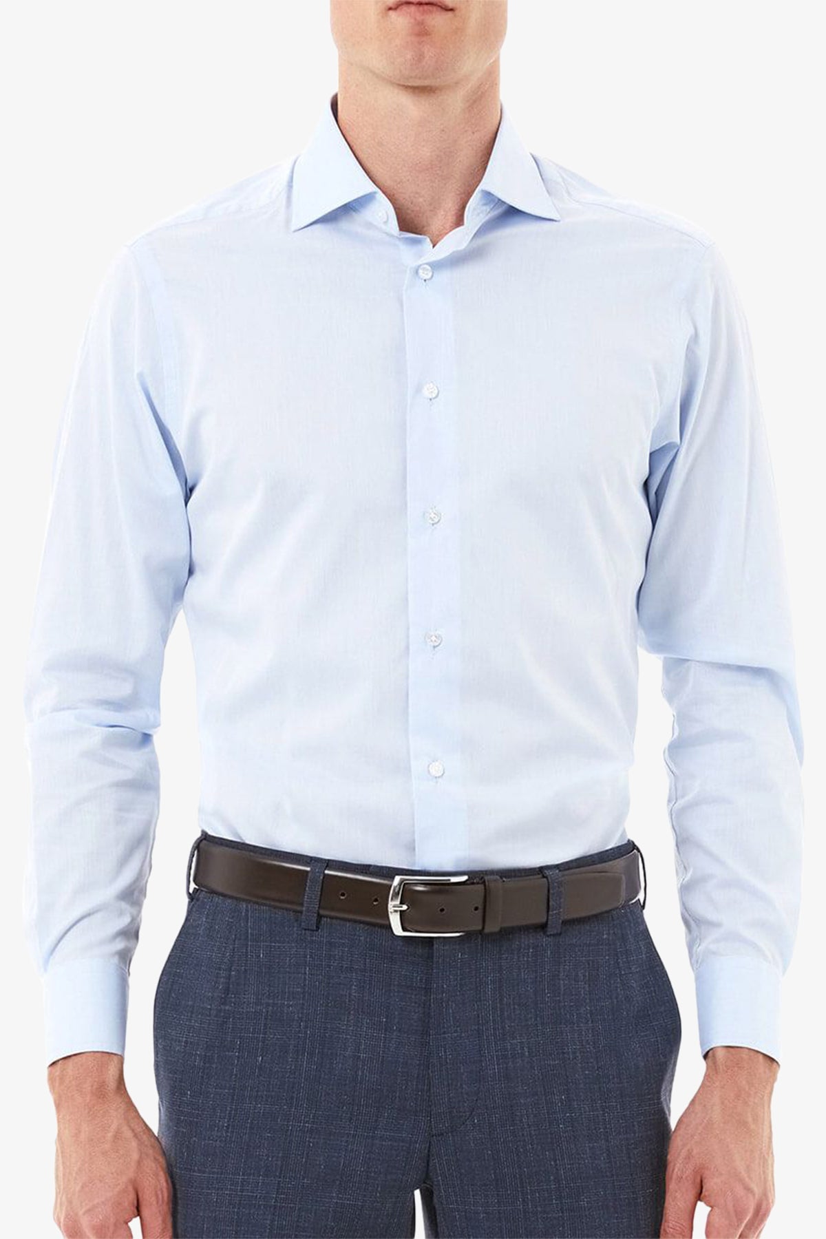 Nigel - Twill Light Blue Shirt