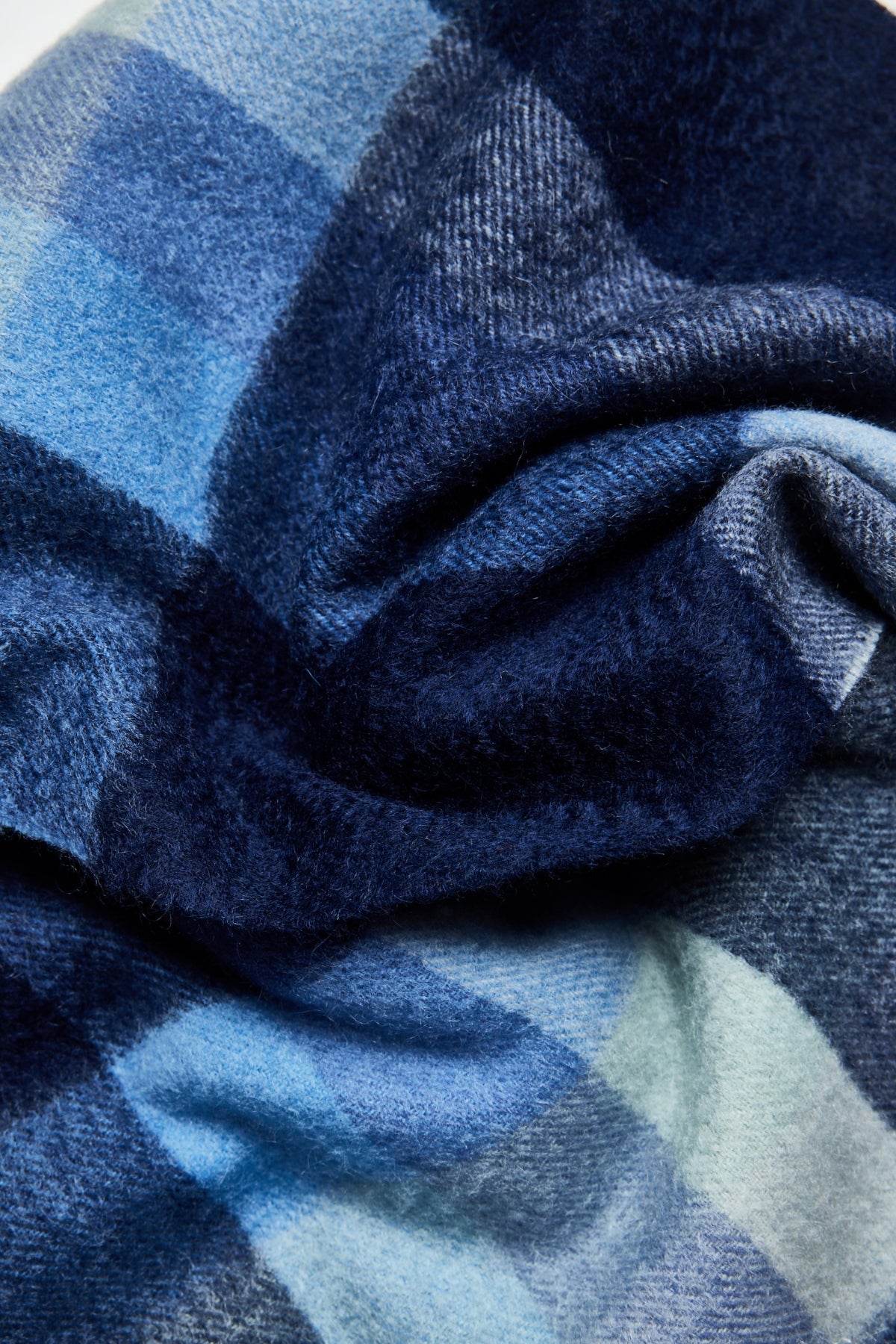 Scarf - Cashmere Blue Check