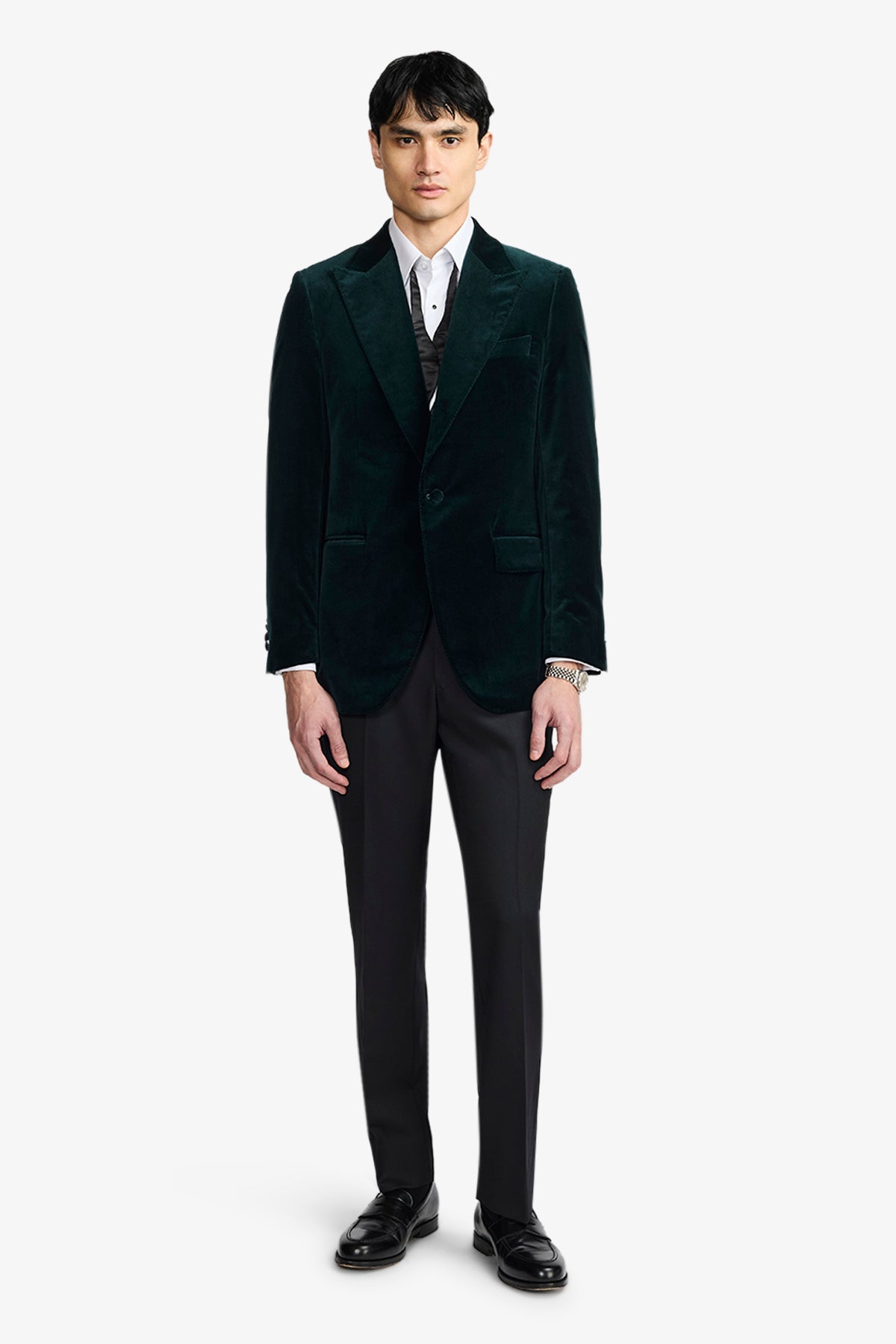 Vance - Luxurious Event Blazer In Green Velvet
