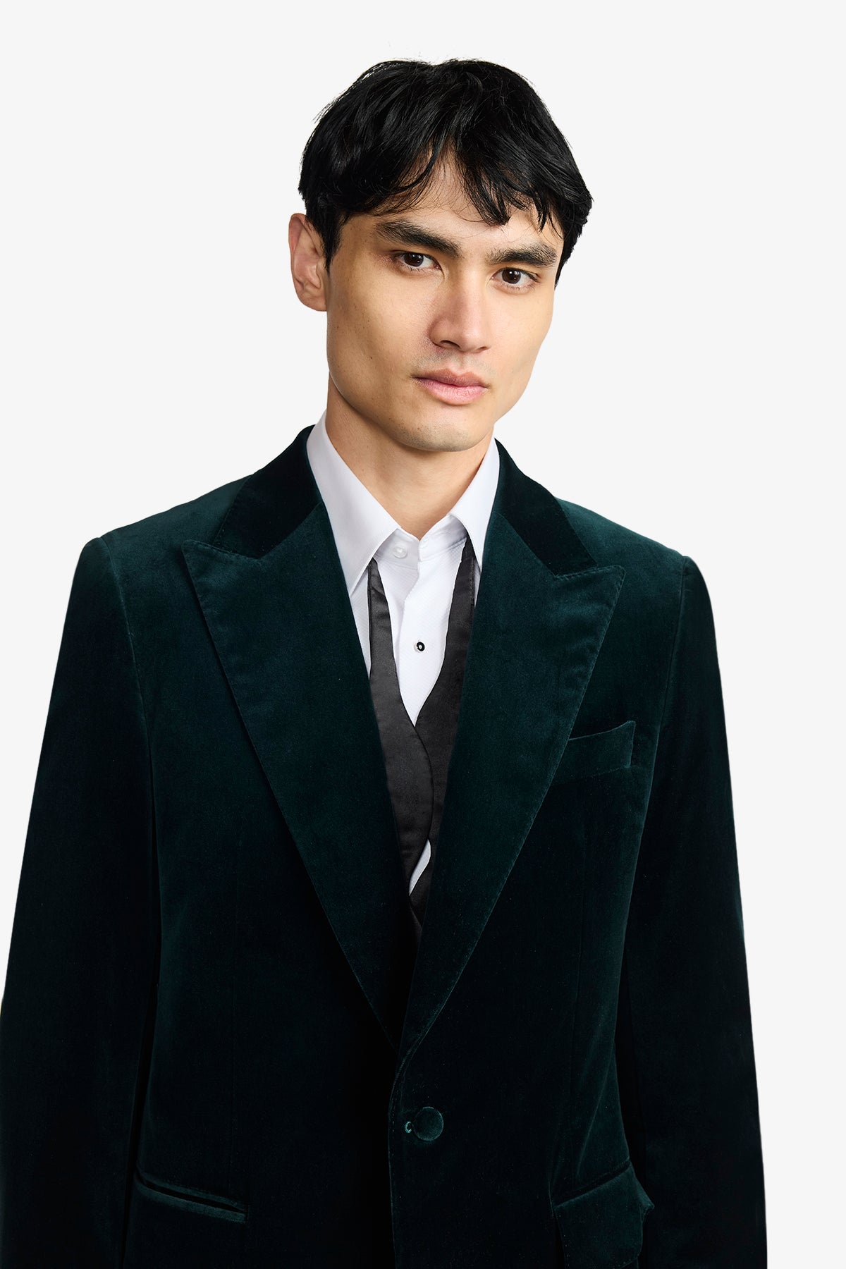 Vance - Luxurious Event Blazer In Green Velvet