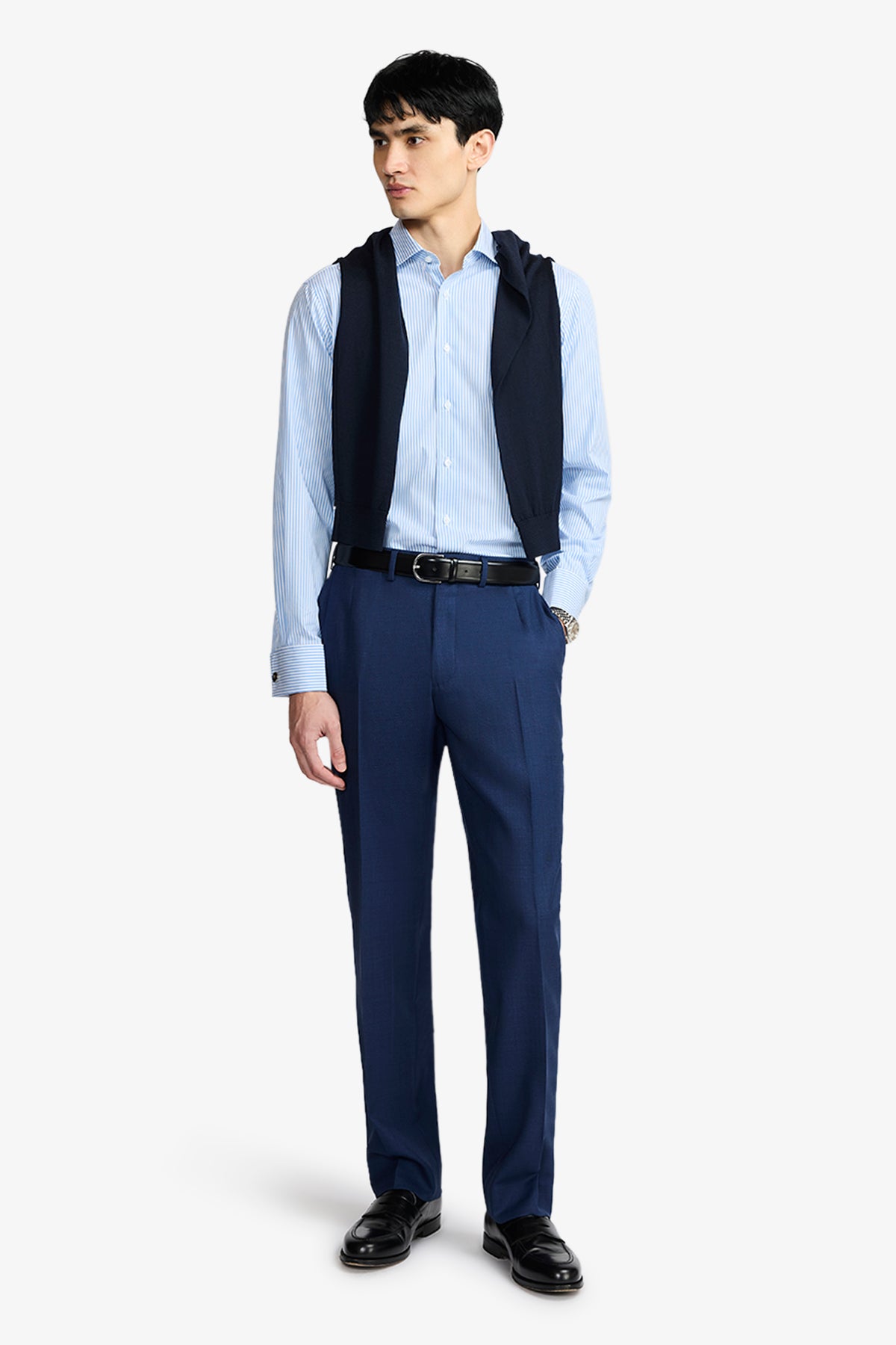 Garret Formal Shirt - Blue Bengal Stripe