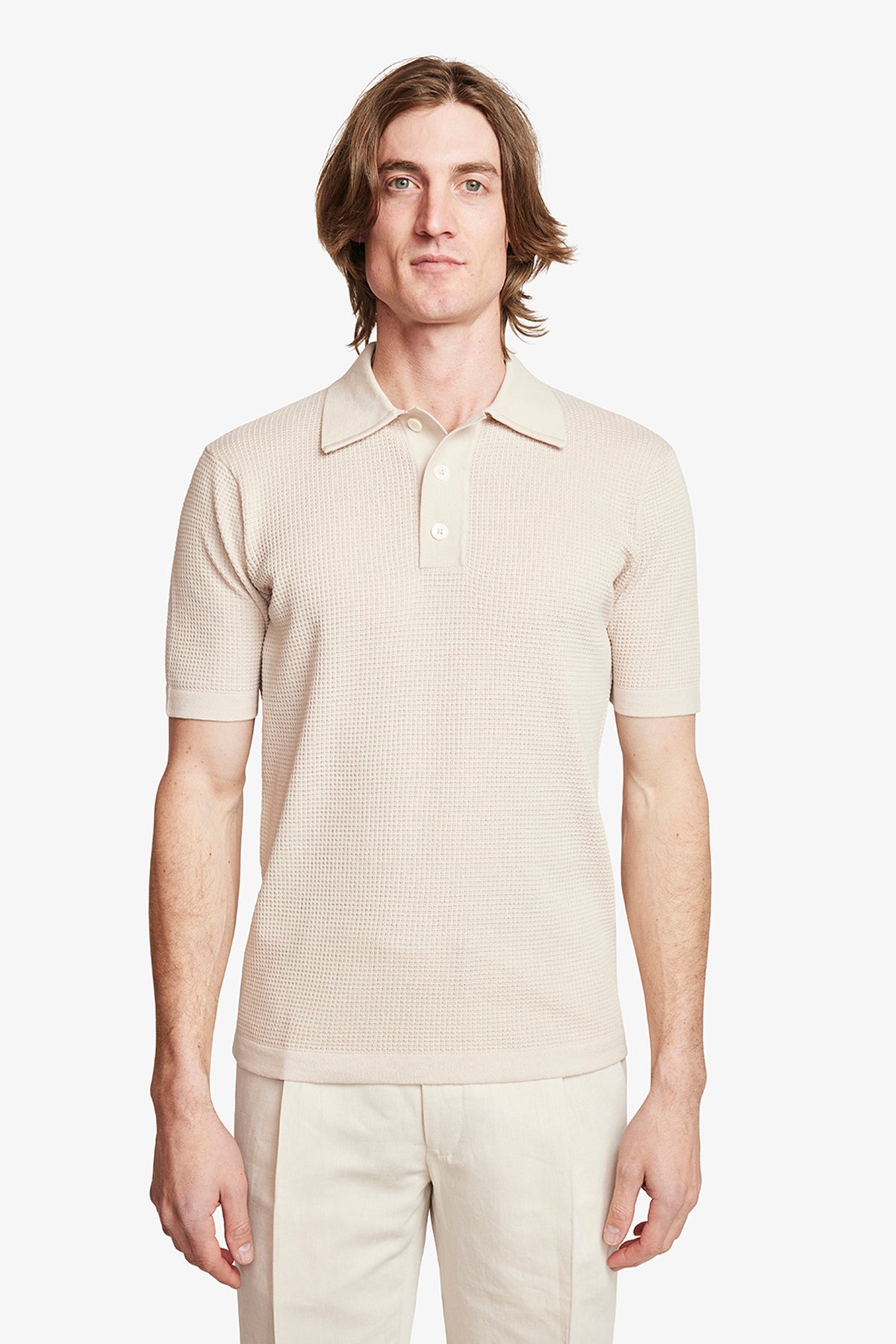 Evan Polo Shirt - Beige