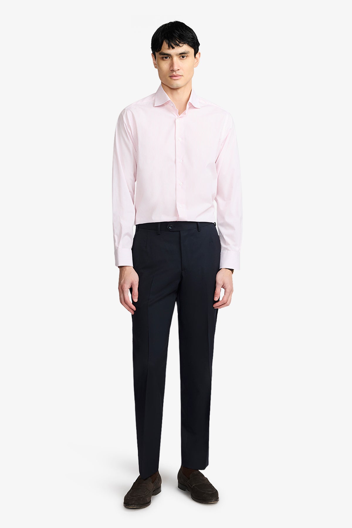 Nigel Formal Shirt - Pink Bengal Stripe