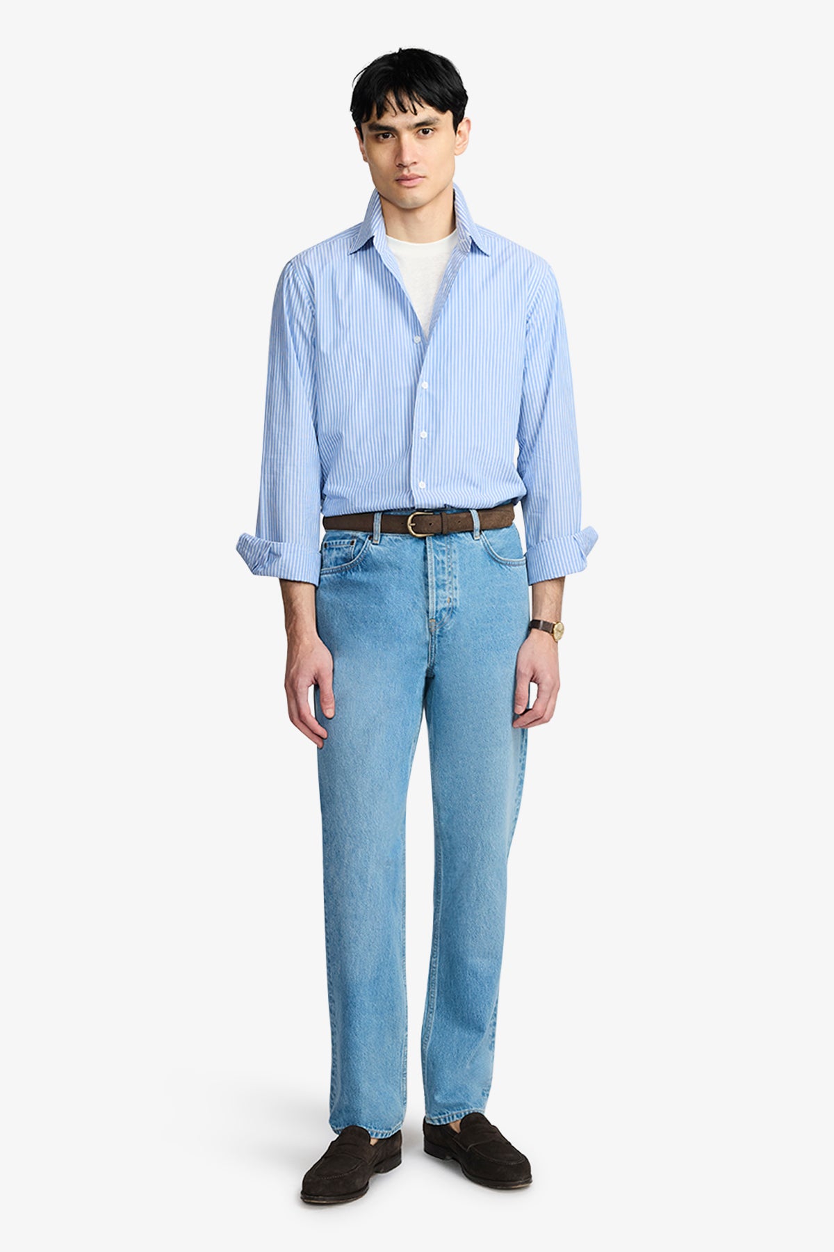Kai - Blue Multistripe Shirt