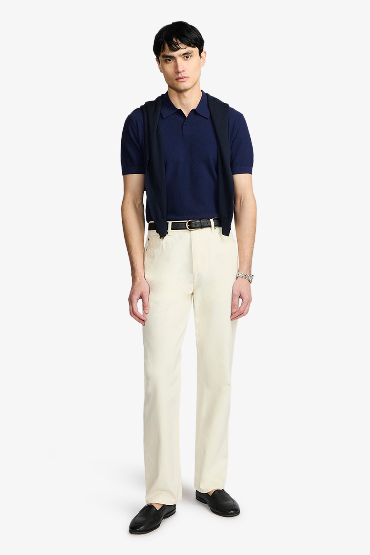 Frame - Blue Honeycomb Polo