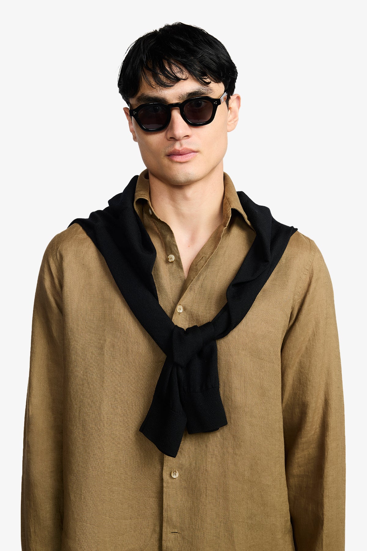 Quy - Khaki Linen Shirt