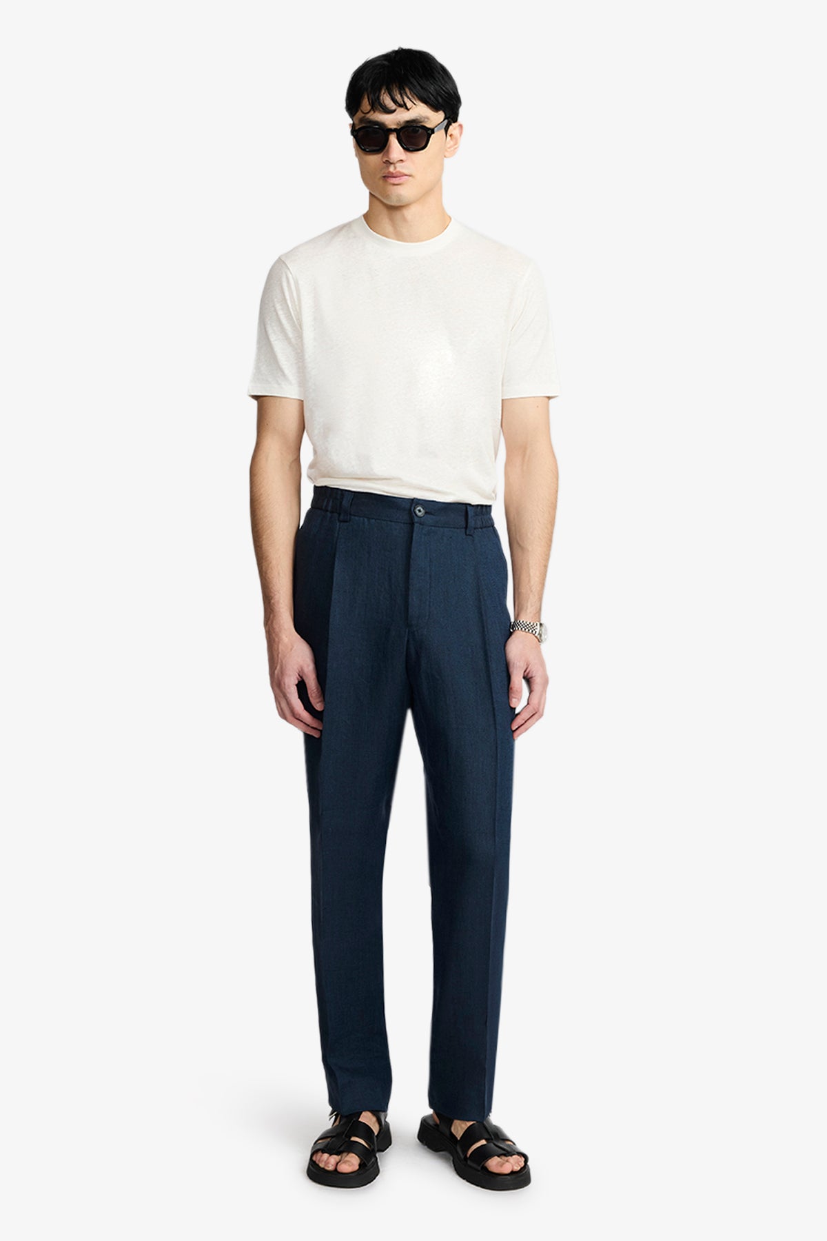 Linen T-shirt - Off White