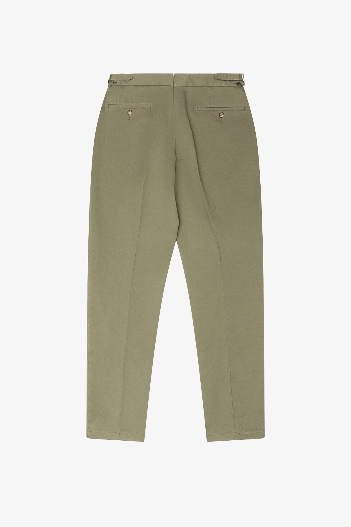 Hudson Pants - Cotton/Elastane In Olive Twill Soft Finish