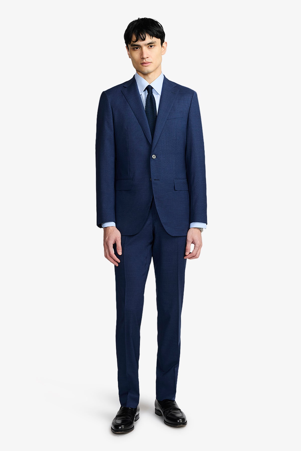 Ives Suit - Micro Check In Pure Tropical Wool, Super 110's