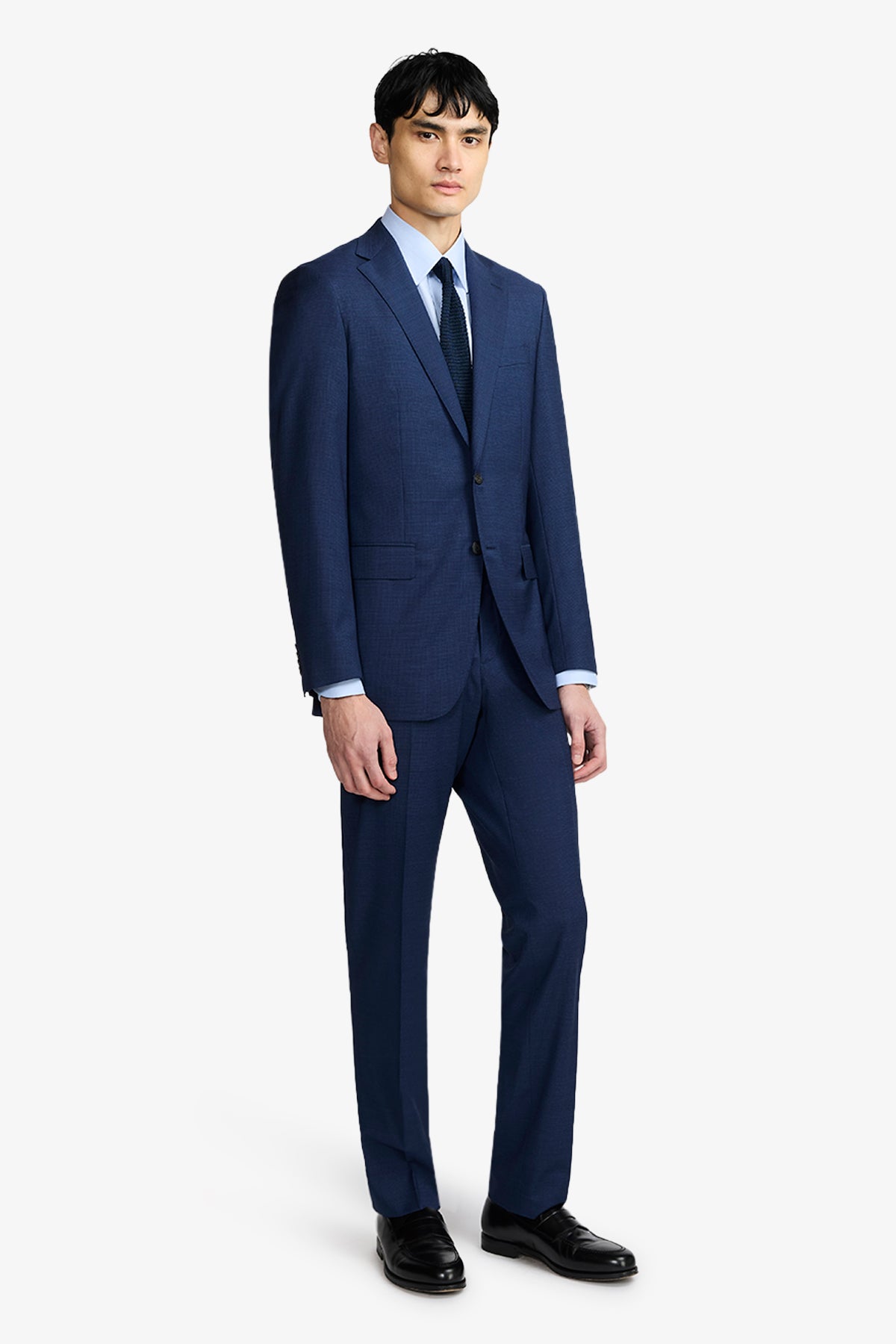 Ives Suit - Micro Check In Pure Tropical Wool, Super 110's