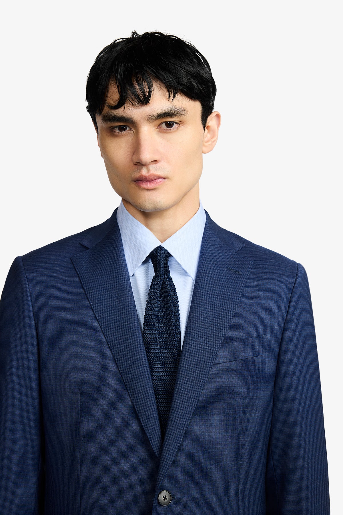 Ives Suit - Micro Check In Pure Tropical Wool, Super 110's